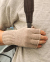 PULU -100% Alpaca Wool Fingerless Gloves