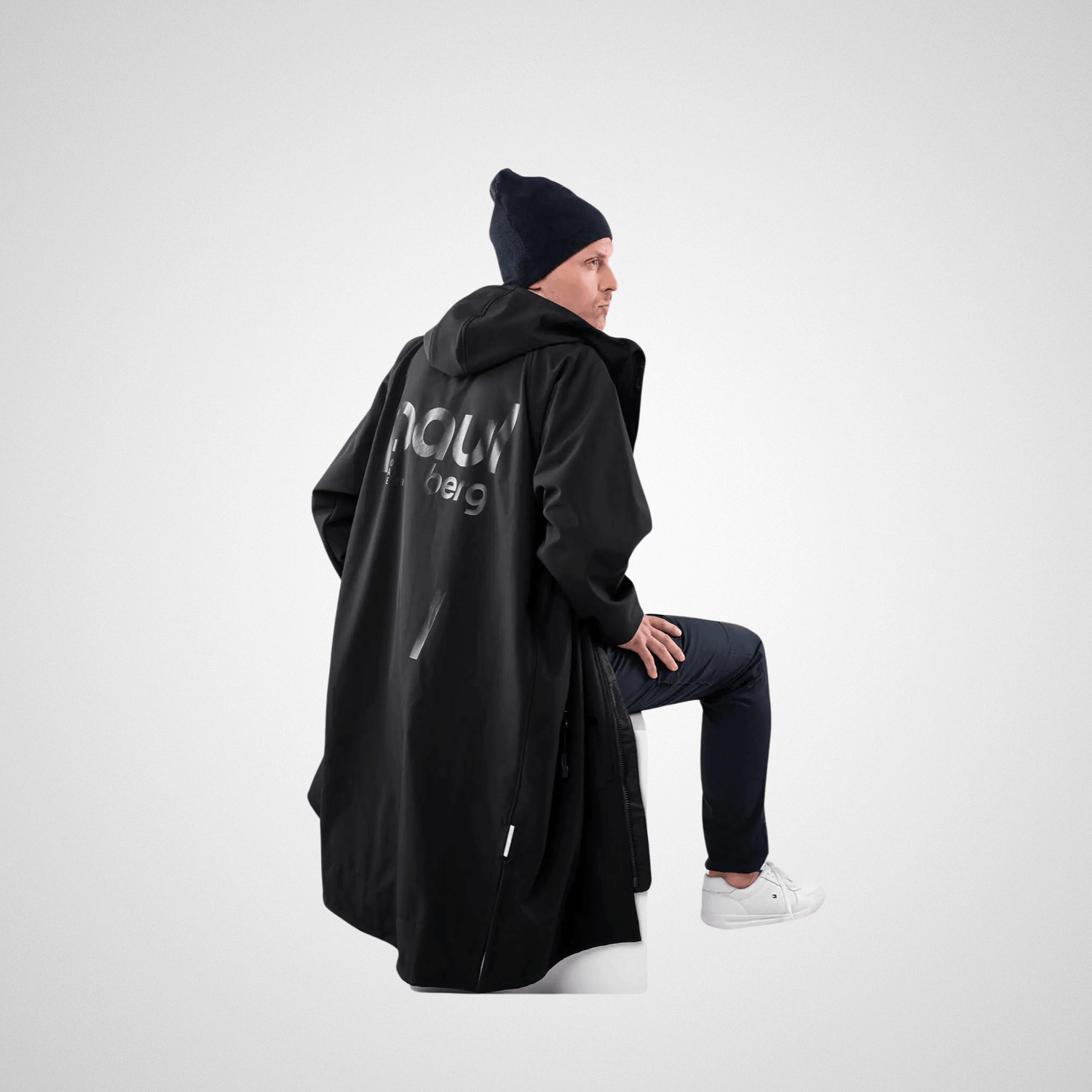 Paul Berg - Light Outdoor vaatteidenvaihto takki - välikausi - musta