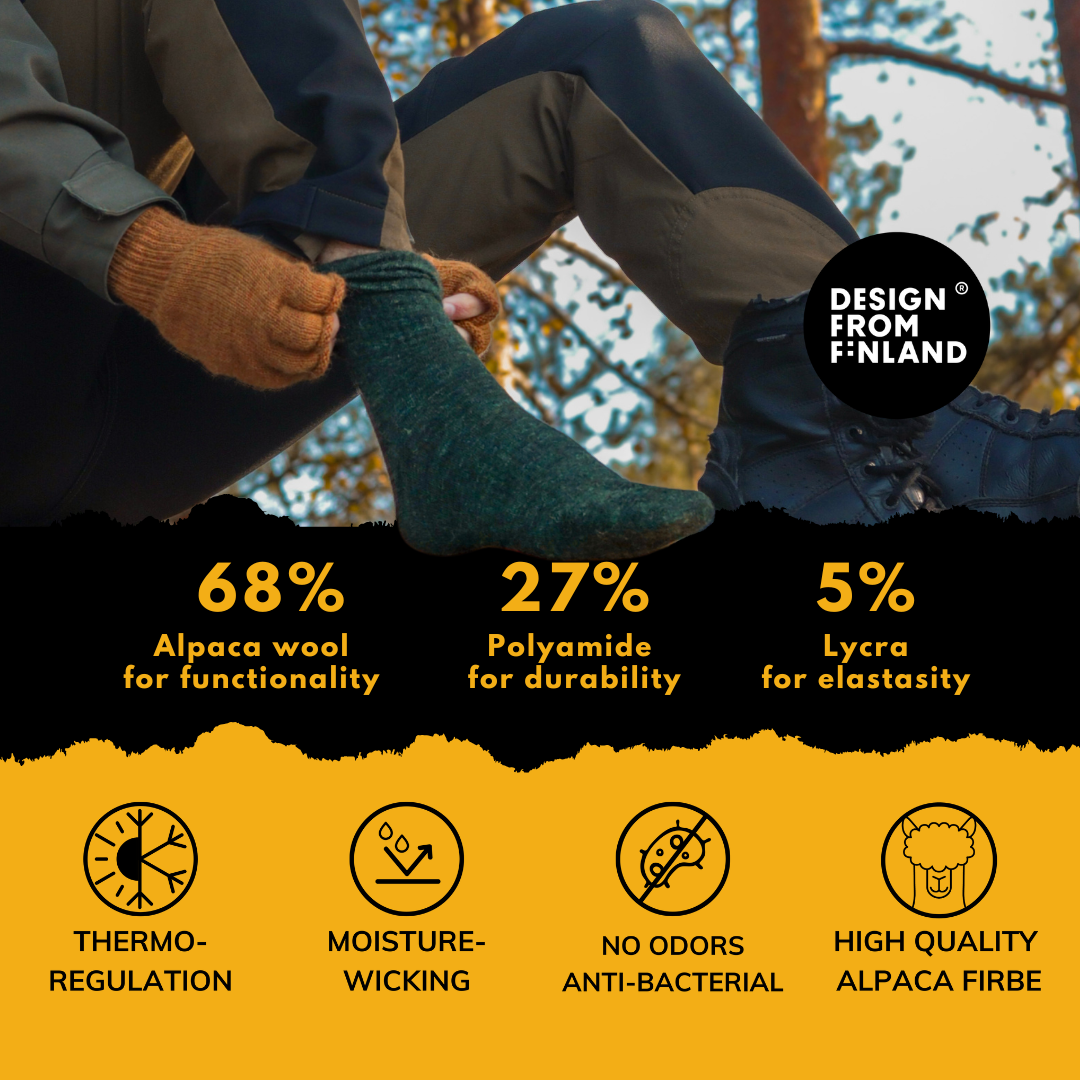 Helle 68 - Alpakkasukat 