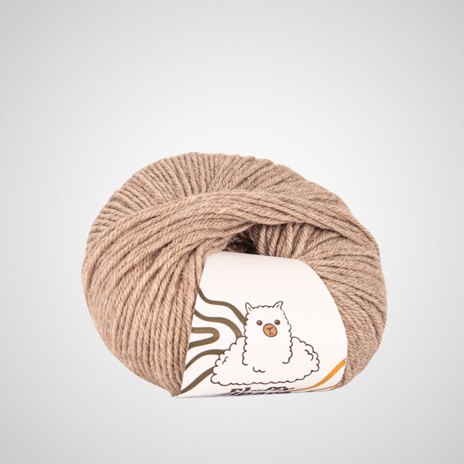 Fluffy Alpaca - Knitting thread - 100% alpaca wool - Country gray