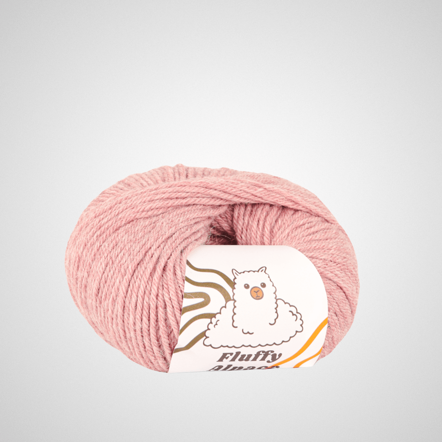 Fluffy Alpaca - Sticktråd - 100% alpackaull - Rosa